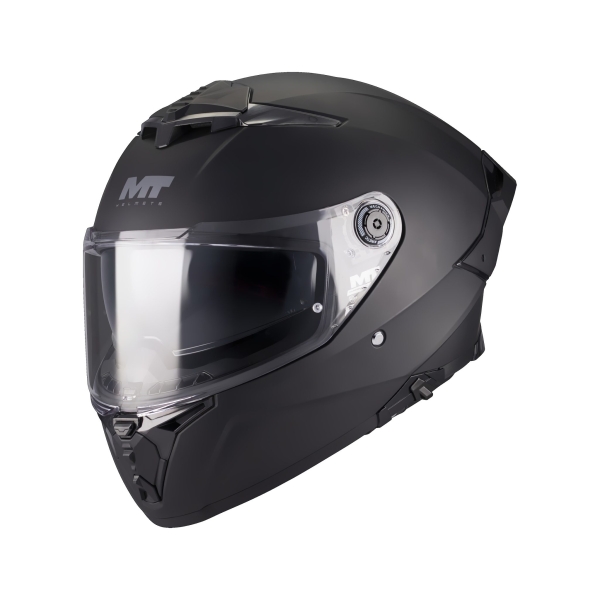 Casca integrala MT Thunder 4 R SV Pure A1 negru mat (ochelari soare integrati) + lentila antiaburire Pinlock 70 cadou - tip viziera: MT-V-28C - DKS 435 - L (59/60cm), 3