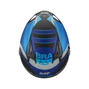 Casca integrala MT Braker SV Inception B7 albastru mat (ochelari soare integrati) - tip viziera: MT-V-28B - DKS435 - punctaj maxim SHARP Test - 5 stele - L (59/60cm)