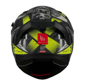 Casca integrala MT Braker SV Fury C6 gri/galben lucios (ochelari soare integrati) - tip viziera: MT-V-28B - DKS435 - punctaj maxim SHARP Test - 5 stele - Gri/galben lucios , L (59/60cm), 5