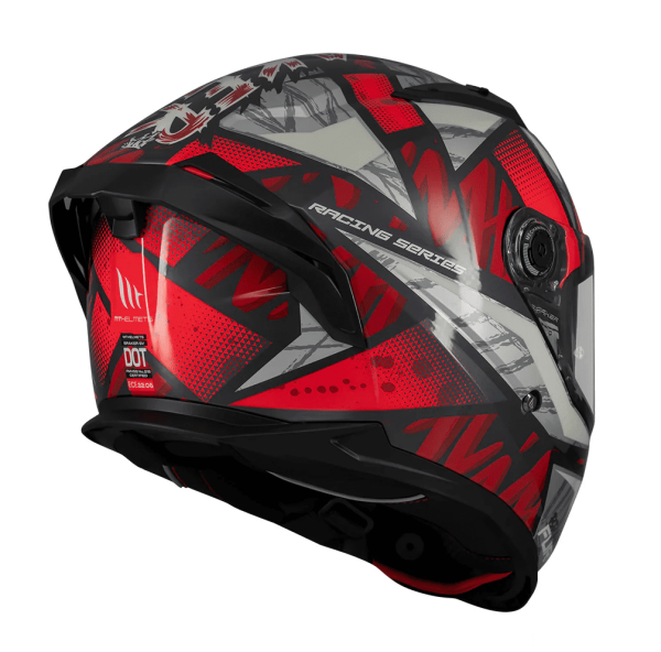 Casca integrala MT Braker SV Fury C5 rosu lucios (ochelari soare integrati) - tip viziera: MT-V-28B - DKS435 - punctaj maxim SHARP Test - 5 stele - Rosu lucios , XXL (63/64cm), 3