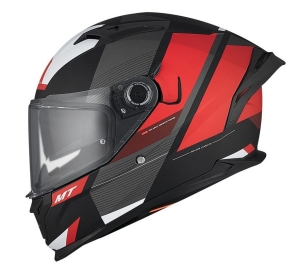 Casca integrala MT Braker SV Chento B5 rosu mat (ochelari soare integrati) - tip viziera: MT-V-28B - DKS435 - punctaj maxim SHARP Test - 5 stele - Rosu mat , XS (53/54cm), 4