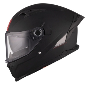 Casca integrala MT Braker SV A1 negru mat (ochelari soare integrati) - tip viziera: MT-V-28B - DKS435 - punctaj maxim SHARP Test - 5 stele - Negru mat , XL (61/62cm)