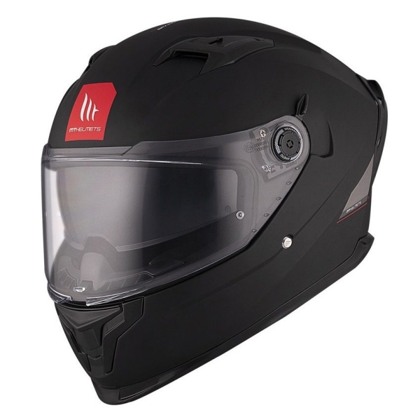 Casca integrala MT Braker SV A1 negru mat (ochelari soare integrati) - tip viziera: MT-V-28B - DKS435 - punctaj maxim SHARP Test - 5 stele - Negru mat , S (55/56cm), 4