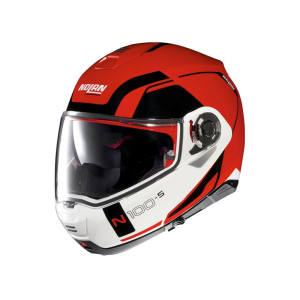 Casca Flip-Up N 100-5 Consistency N-Com Corsa Rosu