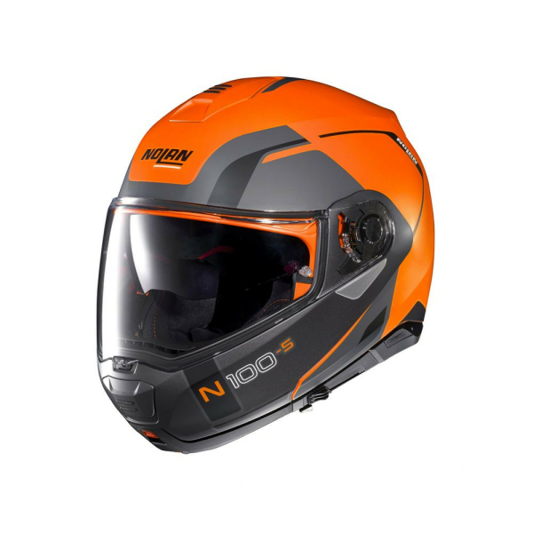 Casca Flip-Up N 100-5 Consistency N-Com Portocaliu, 2