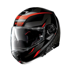 Casca Flip-Up N 100-5 Lumiere N-Com Negru Lucios, 2