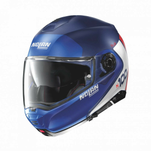 Casca Flip-Up N 100-5 Plus Distinctive N-Com Albastru, 2