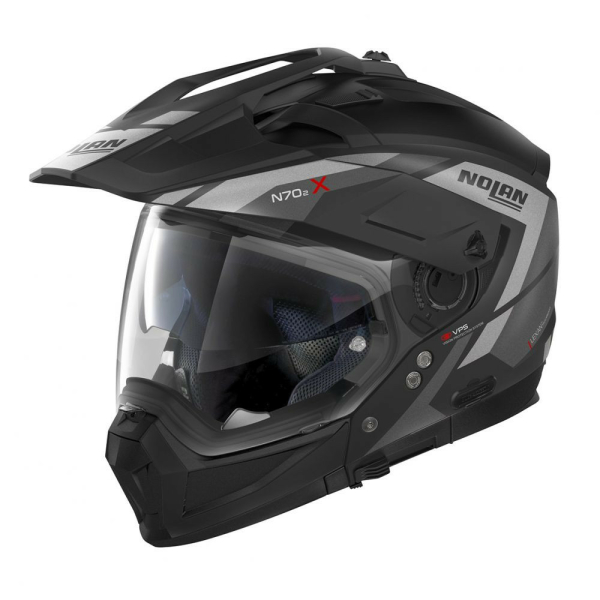 Casca Crossover N 70-2 X Grandes Alpes Negru/Gri, 2