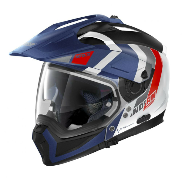 Casca Crossover N 70-2 X Decurio N-Com Multicolor/Albastru, 2