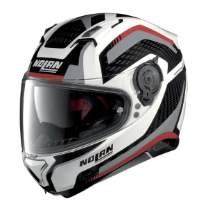 Casca Full-Face N 87 Arkad N-Com 043 Alb Lucios, 3