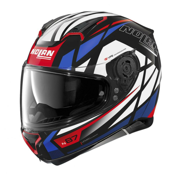 Casca Full-Face N 87 Originality N-Com 064 Albastru/Negru Lucios, 3
