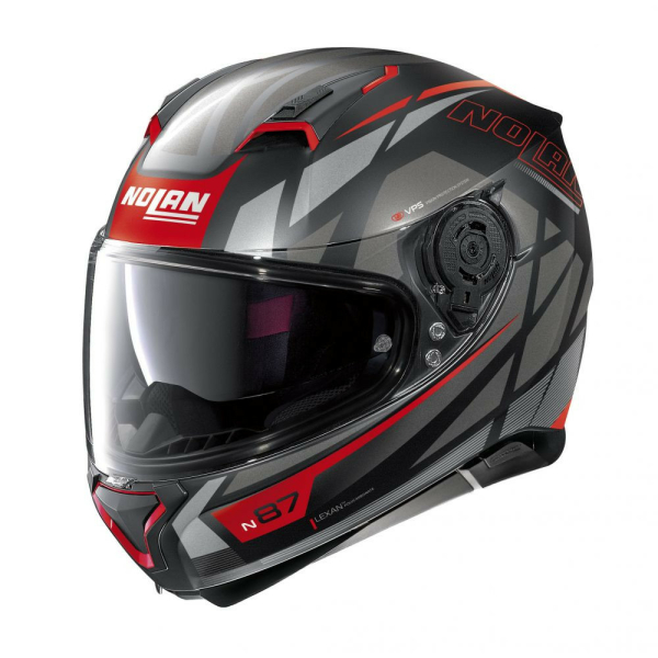 Casca Full-Face N 87 Originality N-Com 069 Rosu/Negru, 3