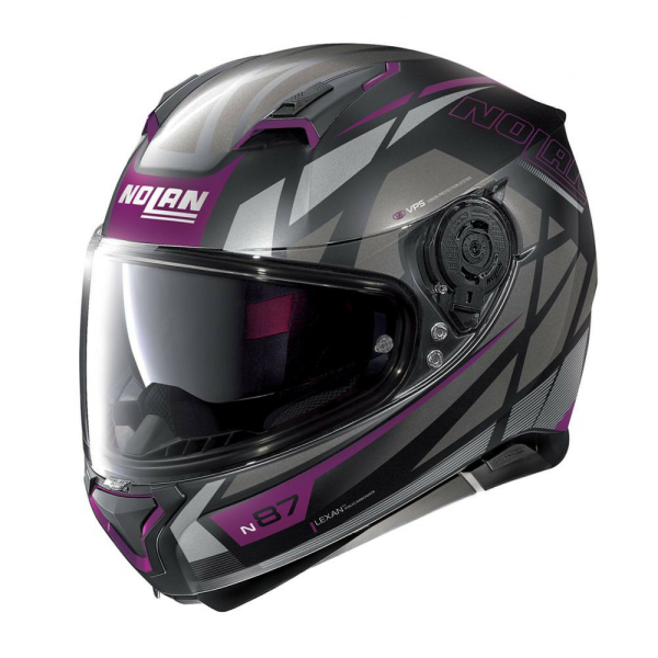 Casca Full-Face N 87 Originality N-Com 071 Mov/Negru, 3