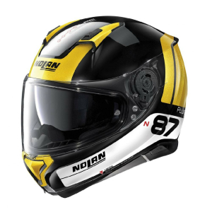 Casca Full-Face N 87 Plus Distinctive N-Com 027 Negru-Galben, 3