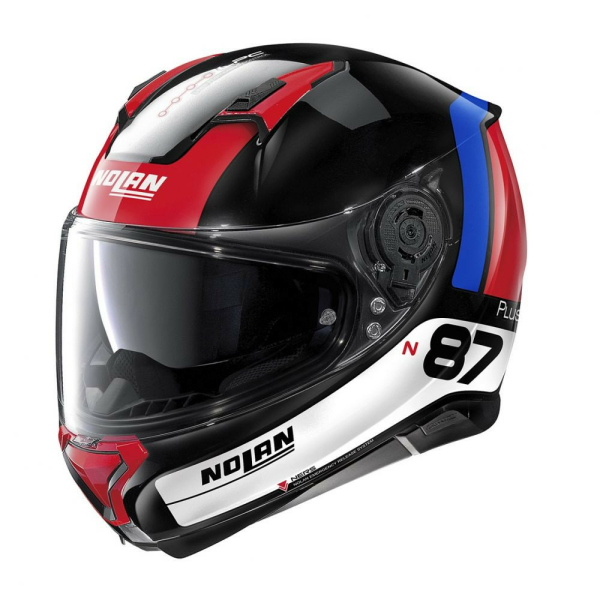 Casca Full-Face N 87 Plus Distinctive N-Com 028 Negru Lucios, 2