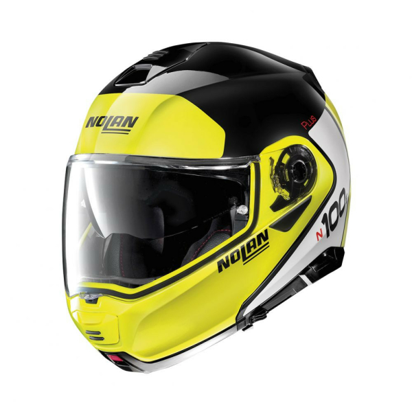 Casca Flip-Up N 100-5 Plus Distinctive N-Com Negru Lucios, 3
