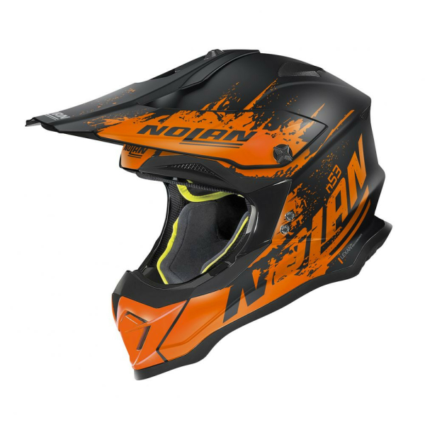 Casca Offroad N 53 Savannah Negru/Portocaliu 2020, 2