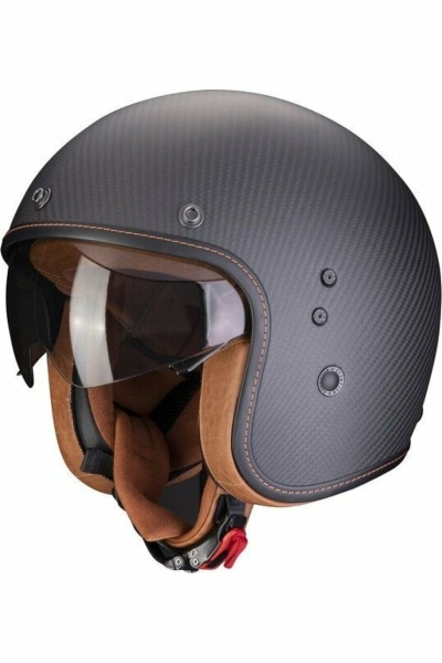 Casca open face SCORPION BELFAST EVO CARBON SOLID S 78-261-03-03