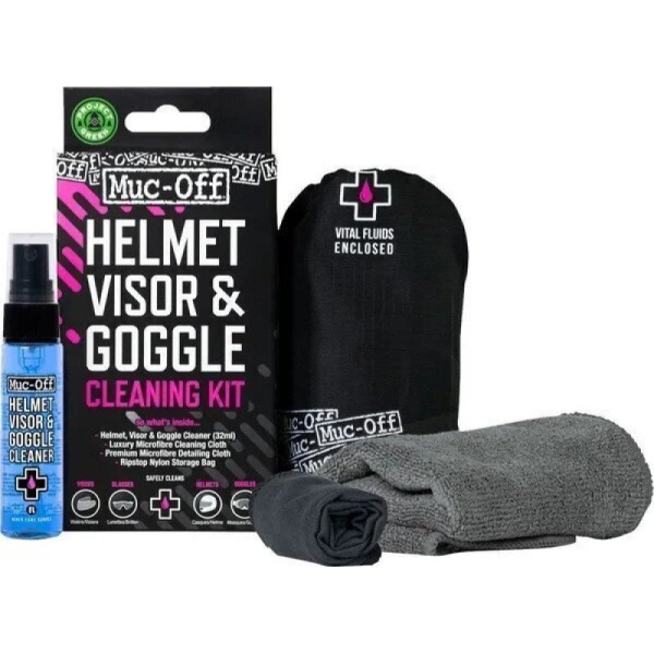 Kit de curățare pentru vizor și ochelari V2 Muc-Off Cod Ean5037835214697