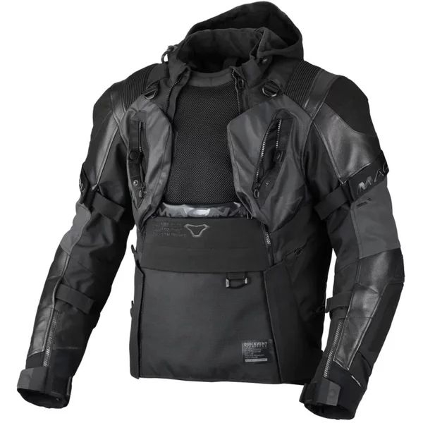 Geaca textil impermeabila touring/adventure MACNA TRYTON Night Eye™ Negru 4XL, 9