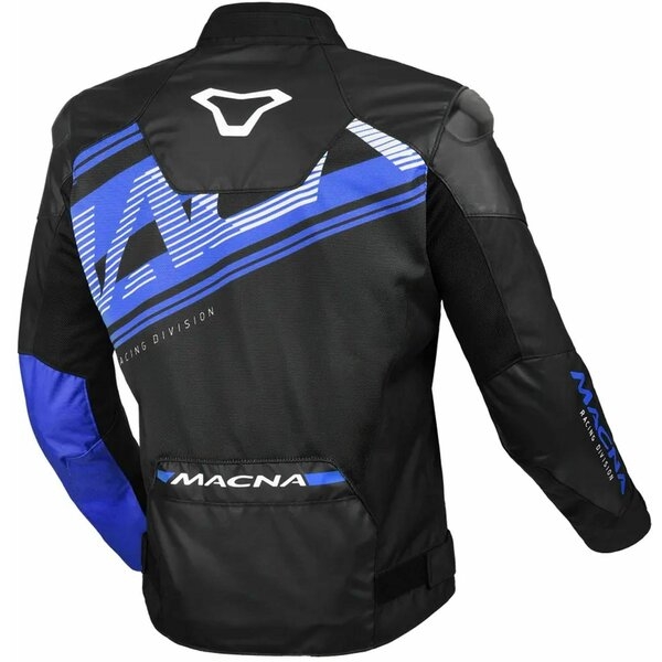Geaca de vara impermeabila MACNA SEVENT Negru/Rosu/Alb 3XL, 3