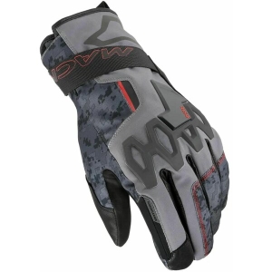 Manusi moto impermeabile MACNA ARCALON RTX S Gri/Negru camo/Rosu