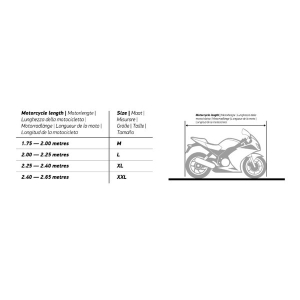 Husa moto de interior MACNA MANTLE M Gri/Negru