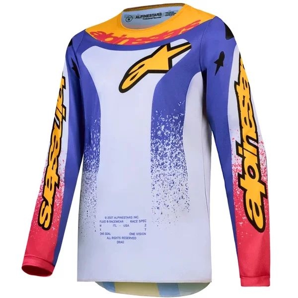 Tricou cross-enduro copii ALPINESTARS FLUID DRAG 2027, 10