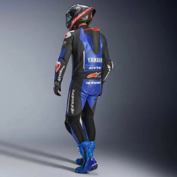 Combinezon de piele 1 piesa ALPINESTARS GP-R7 YAMAHA 58 Albastru/Negru/Alb, 2