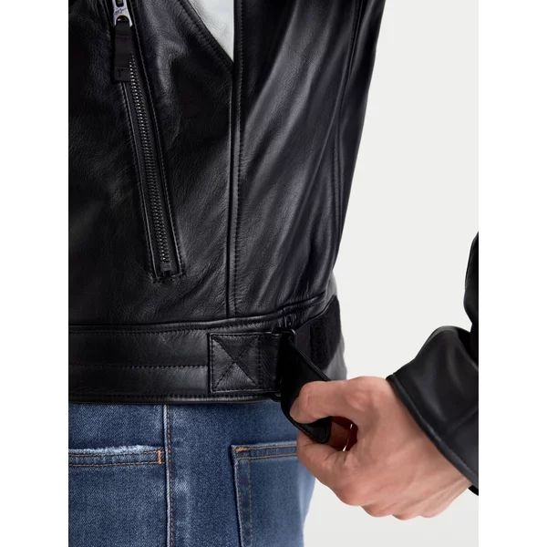 Geaca de piele ALPINESTARS REVERN Negru S, 4