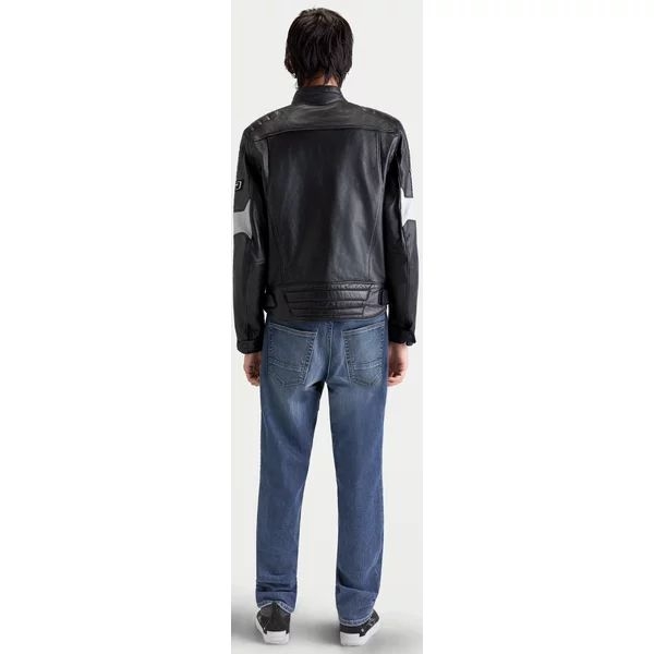 Geaca de piele ALPINESTARS REVERN Negru S, 8