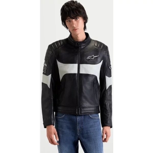 Geaca de piele ALPINESTARS REVERN Negru S, 12