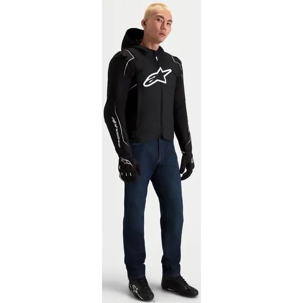 Geaca textil impermeabila ALPINESTARS ZACA V2 S Negru/Rosu fluo, 4