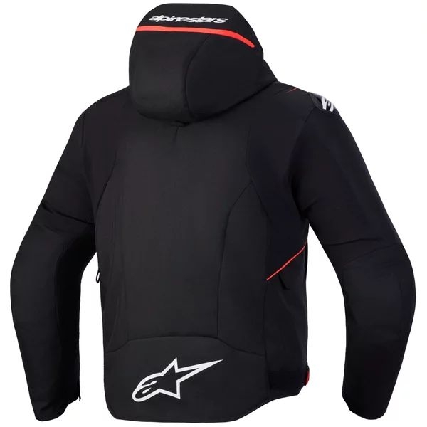 Geaca textil impermeabila ALPINESTARS ZACA V2 S Negru/Rosu fluo, 18