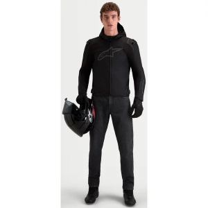 Geaca textil impermeabila ALPINESTARS ZACA V2 S Negru/Rosu fluo, 14