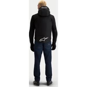 Geaca textil impermeabila ALPINESTARS ZACA V2 S Negru/Rosu fluo, 16