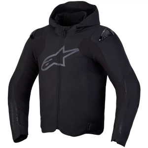 Geaca textil impermeabila ALPINESTARS ZACA V2 S Negru/Rosu fluo, 17