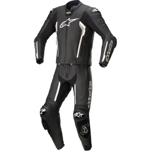 Combinezon de piele 2 piese Alpinestars Missile V2 54 Negru/Rosu fluo, 3