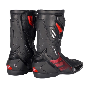 Ghete (cizme) moto Racing Unisex Seventy model SD-BR26 Alpha culoare: negru/rosu/alb - 41, 5