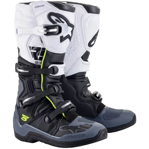 Cizme cross-enduro ALPINESTARS TECH 5 BOOT Albastru/Rosu/Alb 40.5, 18
