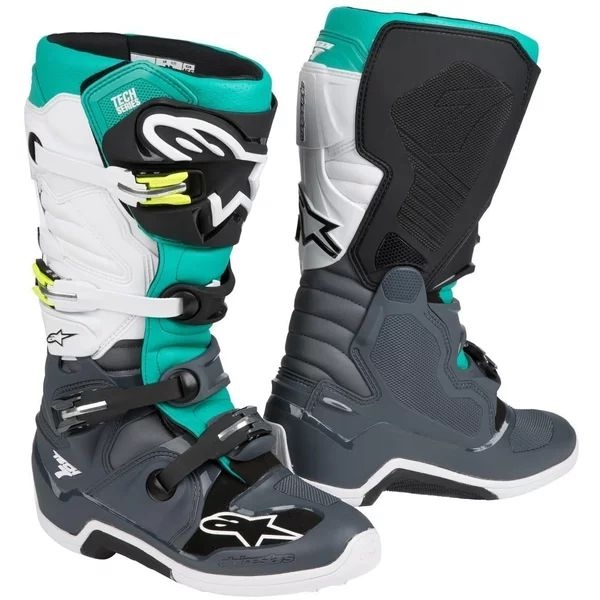 Cizme cross-enduro ALPINESTARS TECH 7 BOOT Negru/Portocaliu 38, 12