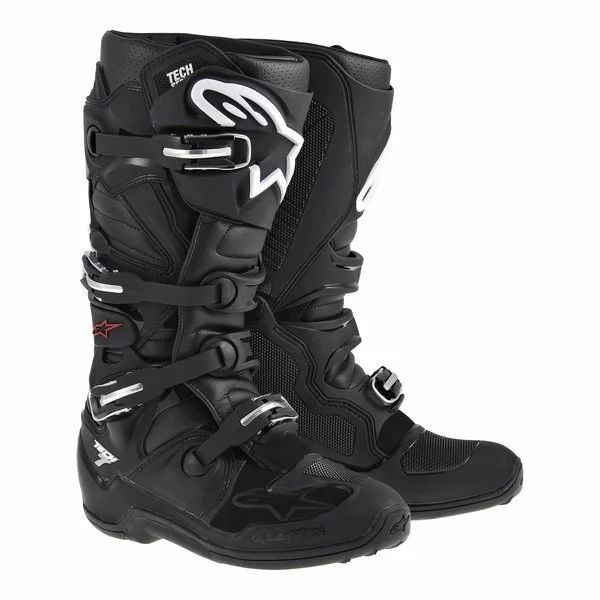 Cizme cross-enduro ALPINESTARS TECH 7 BOOT Negru/Portocaliu 38, 31