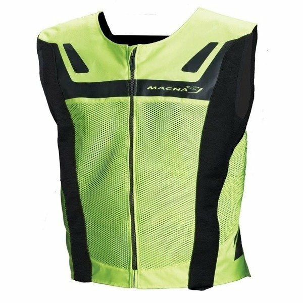 Vesta reflectorizanta MACNA VISION 4 ALL S M Galben fluo, 4