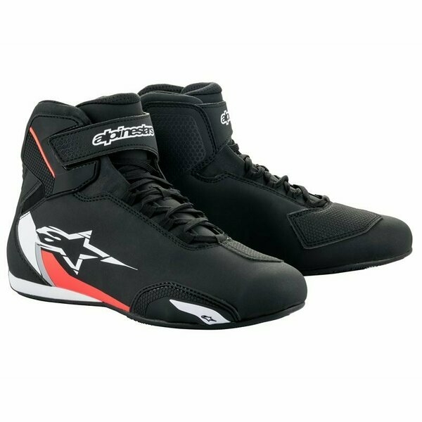 Ghete moto sport/touring Alpinestars SEKTOR 41 Negru/Rosu, 4