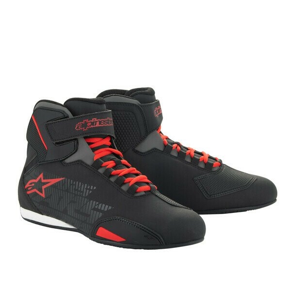 Ghete moto sport/touring Alpinestars SEKTOR 41 Negru/Rosu, 9