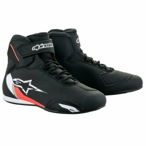 Ghete moto sport/touring Alpinestars SEKTOR 41 Negru/Rosu, 4