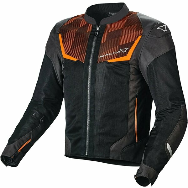 Geaca textil de vara MACNA ORCANO M Negru/Rosu, 2
