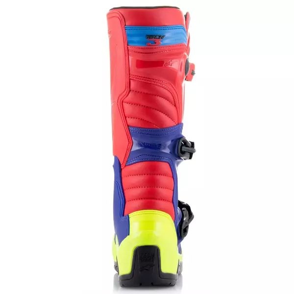 Cizme cross-enduro ALPINESTARS TECH 3 BOOT 42 Negru/Alb/Rosu, 4