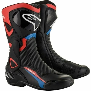 Cizme sport/touring Alpinestars SMX-6 V2 Honda Edition 43 Negru/Rosu/Albastru, 8
