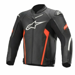 Geaca de piele Alpinestars FASTER V2 Negru 48